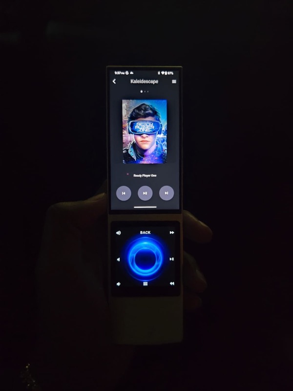 Smart Home Automation Remote Control playing Kaleidescape